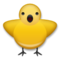 Front-Facing Baby Chick emoji on LG